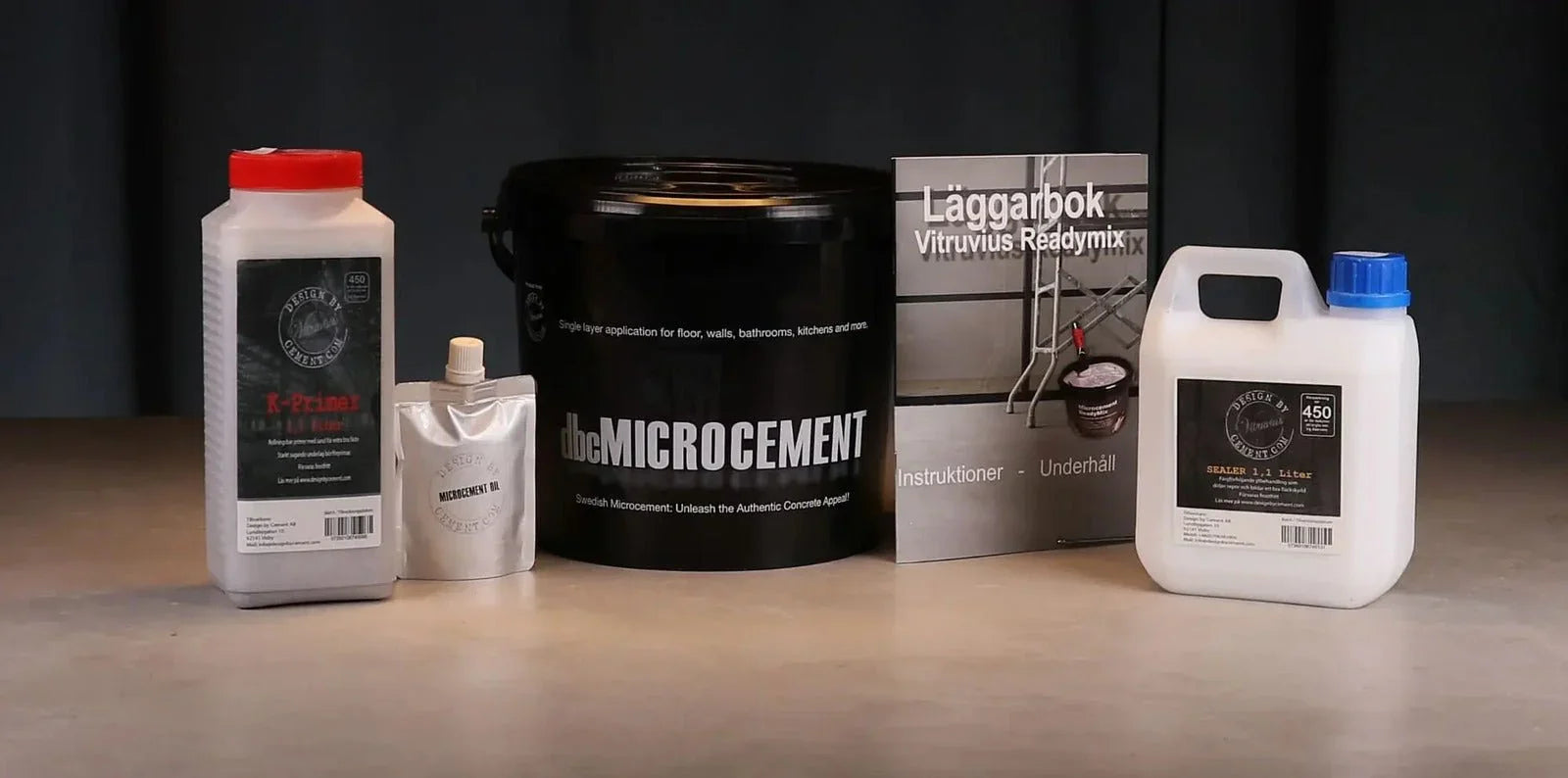 Badrumspaketet med microcement - Design By Cement Sweden AB
