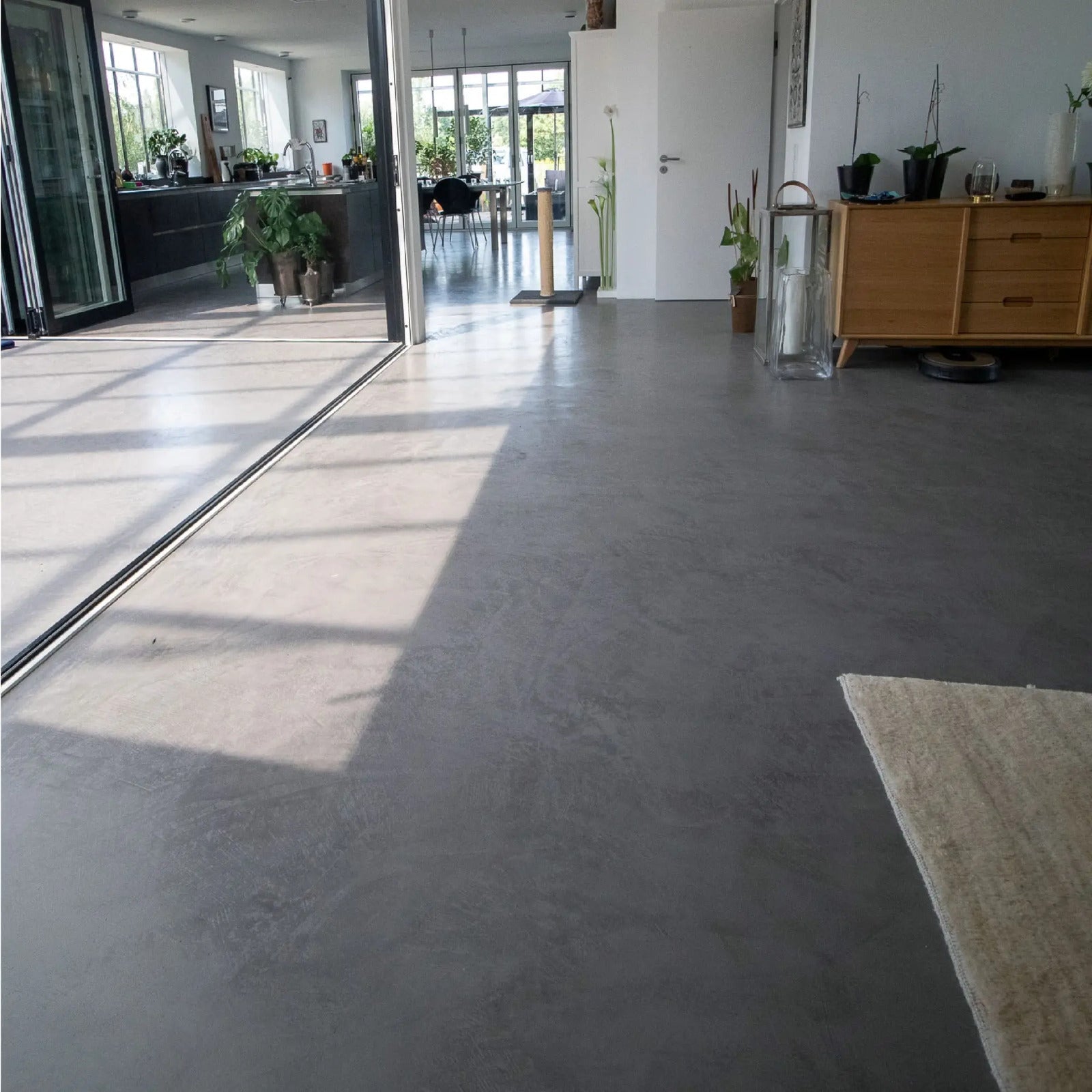Microcement för golv i uppsala - Design By Cement Sweden AB